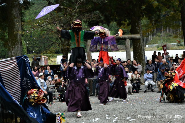 御杖村の秋祭り